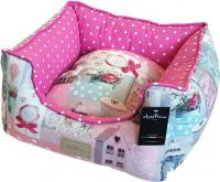 Лежак AntePrima Yolande YOLDOLROSPOIS02 (розовый горошек/принт)