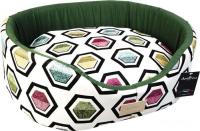 Лежак AntePrima Nathalie NAESAVER05 (белый/зеленый/принт)