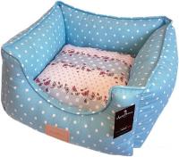 Лежак AntePrima Yolande YOLTURPOIS02 (голубой горошек)