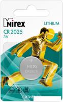Батарейка Mirex CR2025 литиевая блистер 2 шт 23702-CR2025-E2