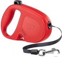Поводок-рулетка Ferplast Flippy One Tape L 75094222 (красный)
