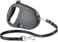 Поводок-рулетка Ferplast Flippy One Cord S 75092017 (черный)