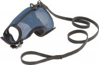 Шлея с поводком Ferplast Jogging L 75590099 (синий)