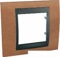 Рамка Schneider Electric Unica MGU66.002.2M2 (вишня/графит)