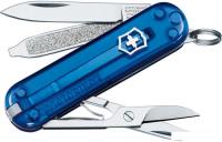 Мультитул Victorinox Classic SD Blue Transparent [0.6223.T2]