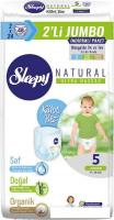Трусики-подгузники Sleepy Natural 5 Junior 11-18 кг 2Х Jumbo (48 шт)
