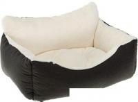Лежак Ferplast Coccolo Deluxe 50 (черный/бежевый)