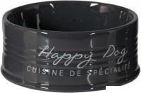 Миска Duvo Plus Happy Dog 520 мл (черный)