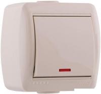 Выключатель Lezard Nata 710-0300-111 (кремовый)