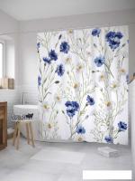 Шторка-занавеска для ванны JoyArty Полевое счастье sc_9117