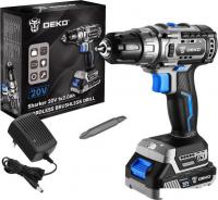 Дрель-шуруповерт Deko Sharker 063-4037 (с 1-им АКБ)