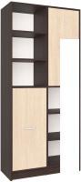 Шкаф распашной Интерлиния СК-022 (дуб венге/дуб молочный)