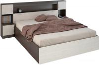 Кровать Стендмебель Бася КР 552 200x160 (дуб белфорт/венге)