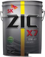 Моторное масло ZIC X7 Diesel 10W-40 20л