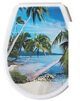 Сиденье для унитаза Bisk Lilia Foto 80377 (пальма)