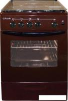 Кухонная плита Лысьва ГП 400 МС-2у (коричневый, стеклянная крышка)