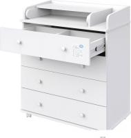 Детский комод Атон Мебель Oliver (белый)