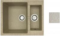 Кухонная мойка БелЭворс Duet (темно-бежевый)