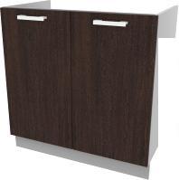 Шкаф напольный Интерлиния Компо НШ80м-2дв (дуб венге)