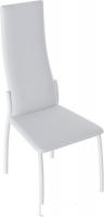 Стул Трия Кредо (белый муар/кожзам белый)