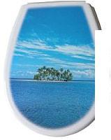 Сиденье для унитаза Bisk Lilia Foto 80380 (остров)