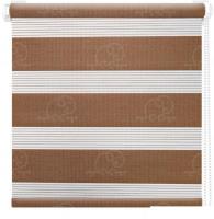 Шторы день-ночь АС МАРТ Баланс 72x160 (кофейный)