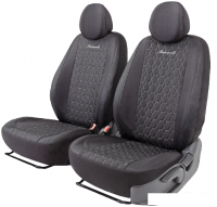 Комплект чехлов для сидений Autoprofi Verona VER-0405 (черный/серый)