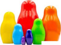 Развивающая игра Брестская Матрешка Матрешка Радуга для изучения цветов (набор 7 шт)