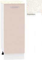 Шкаф напольный Кортекс-мебель Корнелия Лира НШ30р (капучино/королевский опал)