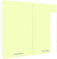 Шкаф навесной Кортекс-мебель Корнелия Лира ВШ80с (салатовый)