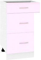 Шкаф напольный Кортекс-мебель Корнелия Лира НШ60р3ш без столешницы (сирень)