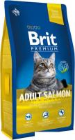Сухой корм для кошек Brit Premium Cat Adult Salmon 8 кг