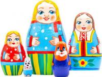 Развивающая игра Брестская Матрешка Русская семья (набор 5 шт)