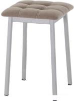 Табурет AMC Comfort 7.5.17 (ткань, капучино/серебристый)