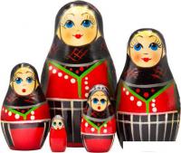 Развивающая игра Брестская Матрешка Женщина в датском народном костюме (набор 5 шт)