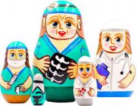 Развивающая игра Брестская Матрешка Подарки врачу и медсестре (набор 5 шт)