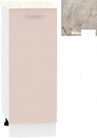 Шкаф напольный Кортекс-мебель Корнелия Лира НШ30р (капучино/марсель)
