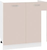 Шкаф напольный Кортекс-мебель Корнелия Лира НШ80м (капучино)