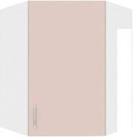 Шкаф навесной Кортекс-мебель Корнелия Лира ВШУ угловой (капучино)