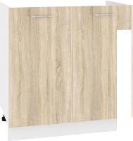 Шкаф напольный Кортекс-мебель Корнелия Лира НШ80м (дуб сонома)