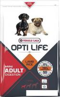 Сухой корм для собак Versele Laga Opti Life Adult Digestion Mini с ягненком и рисом 7.5 кг