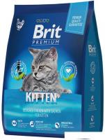 Сухой корм для кошек Brit Premium Cat Kitten с курицей 8 кг