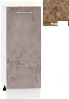 Шкаф напольный Кортекс-мебель Корнелия Лира НШ30р (оникс/мадрид)