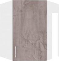 Шкаф навесной Кортекс-мебель Корнелия Лира ВШУ угловой (оникс)