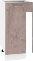 Шкаф напольный Кортекс-мебель Корнелия Лира НШ40р без столешницы (оникс)