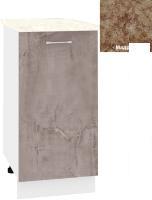 Шкаф напольный Кортекс-мебель Корнелия Лира НШ40р (оникс/мадрид)