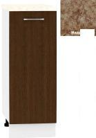 Шкаф напольный Кортекс-мебель Корнелия Лира НШ30р (венге/мадрид)