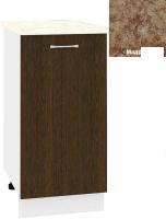 Шкаф напольный Кортекс-мебель Корнелия Лира НШ40р (венге/мадрид)