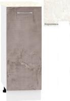 Шкаф напольный Кортекс-мебель Корнелия Лира НШ30р (оникс/королевский опал)