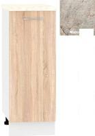 Шкаф напольный Кортекс-мебель Корнелия Лира НШ30р (дуб сонома/марсель)